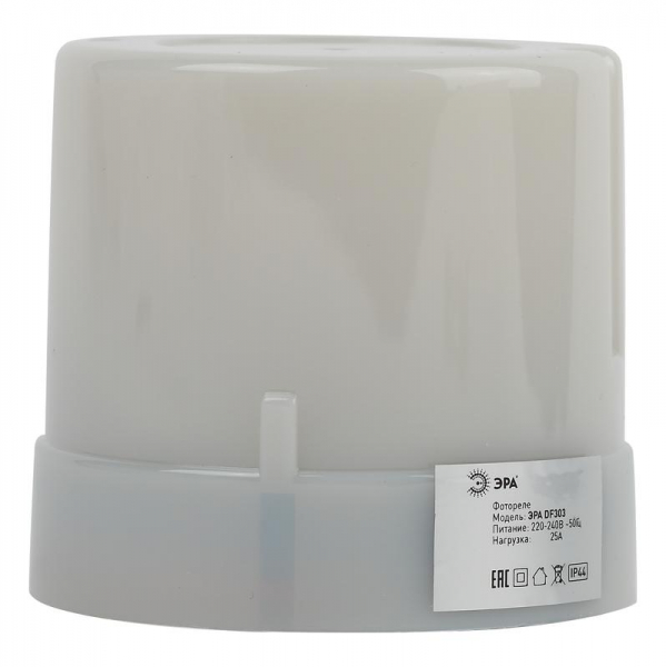Датчик освещенности DF 303 фотореле сер. макс. нагрузка 5500В.А IP44 Эра Б0043806