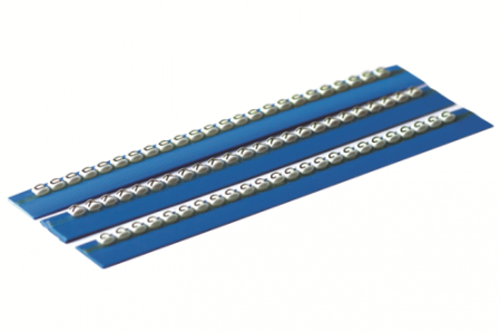 Планка маркировочная 2.3мм "L" черн./бел. (уп.10шт) DKC BL117MLLBW