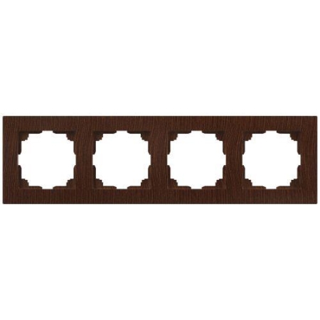 Рамка 4-м СП Accent 6-504-10 венге Intro Б0063715