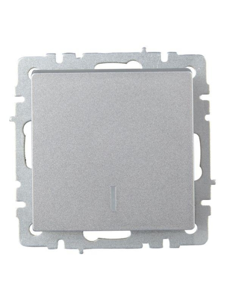 Выключатель проходной 1-кл. СП BRITE ВС10-1-7-БрА 10А с индик. механизм алюм. IEK BR-V12-1-10-K47