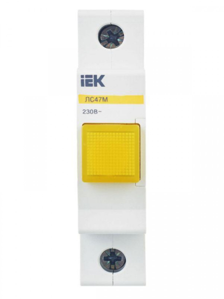 Лампа сигнальная ЛС-47М желт. KARAT IEK MLS20-230-K05