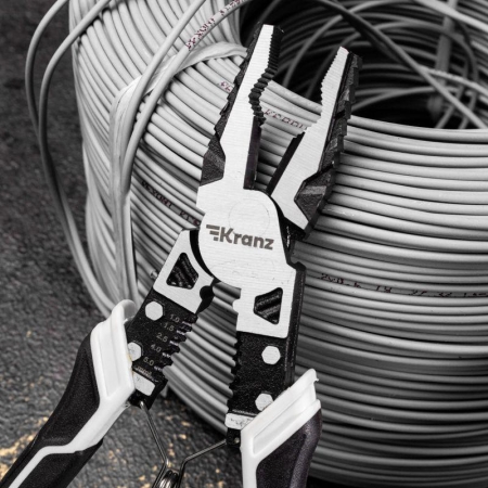 Плоскогубцы многофункциональные универсальные 200мм Kranz KR-12-4651-5