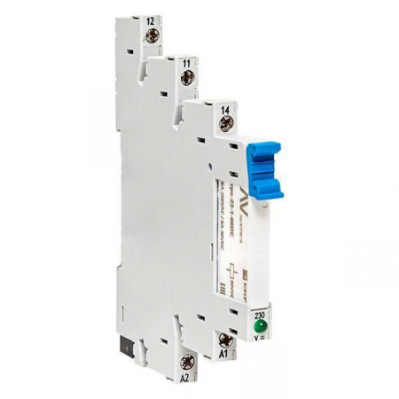 Реле промежуточное РП slim 23/1 6А 230В AC с розеткой в сборе EKF rps-23-1-60-rms230AC