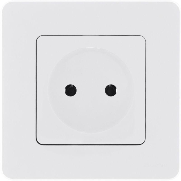 Розетка 1-м СП Inspiria 16А IP20 250В 2P механизм бел. IEK 673710