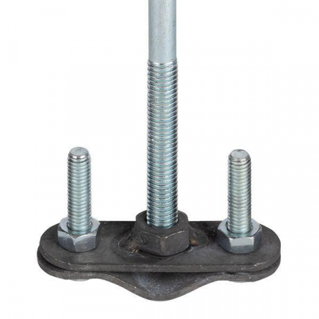 Крепление молниеприемника к стене d16мм L100мм хомут HZ PROxima EKF lp-04100