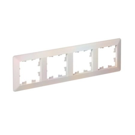 Рамка 4-м AtlasDesign Air жемчуж./дым. бел. SE ATN220404