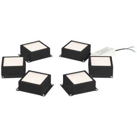 Светильник светодиодный SPO-646-3-4K-B6 36Вт 4000К 3420лм грильято 100х100 домино компл. 6 кубиков и драйвер бел. Эра Б0063052