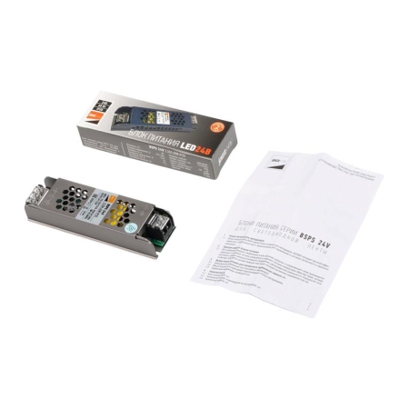 Блок питания для светодиод. ленты BSPS 24В 2.50А= 60Вт IP20 Pro JazzWay 5062160