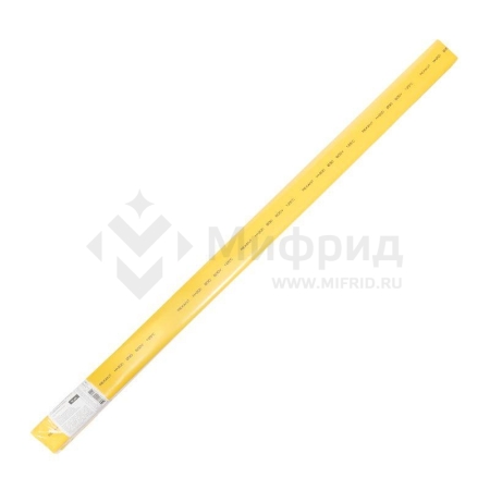 Трубка термоусадочная ТУТ нг 30.0/15.0 желт. 1м Rexant 23-0002