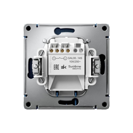 Выключатель карточный ArtGallery 10А без задержки времени быстрозажим. клем. аквамарин SE GAL001114S