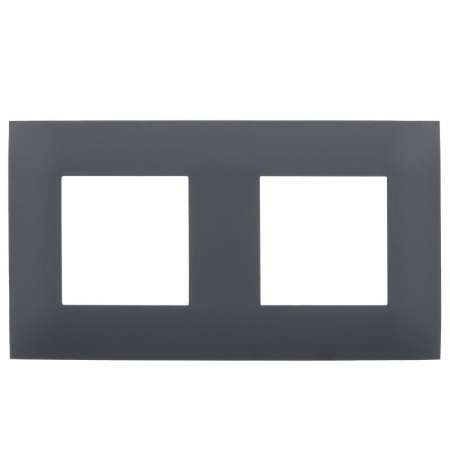 Рамка 2-м SKANDY SK-F02G графит IEK SK-M22-K53
