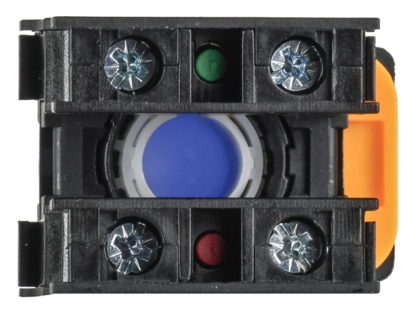 Кнопка d22мм 1НО+1НЗ MASTER син. IEK MI-BT60-11-3-22-K07