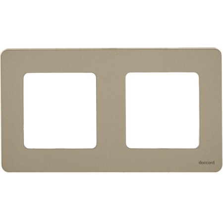 Рамка 2-м Inspiria шампань IEK 673948