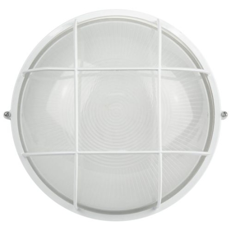 Светильник "Акватермо" НБП 03-100-002 max 100Вт E27 IP54 D240 круг алюм./стекло решетка бел. ЭРА Б0048422