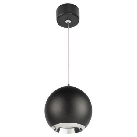 Светильник подвесной (подвес) PL32 BK/CH MR16 GU10 потолочный круг черн. хром Эра Б0061380
