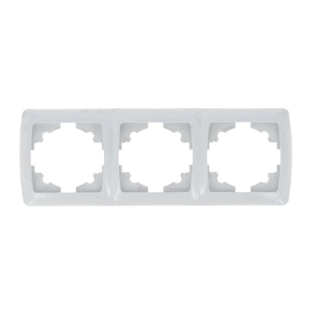 Рамка 3-м СП Мадрид горизонт. бел. EKF EIM-G-303-10