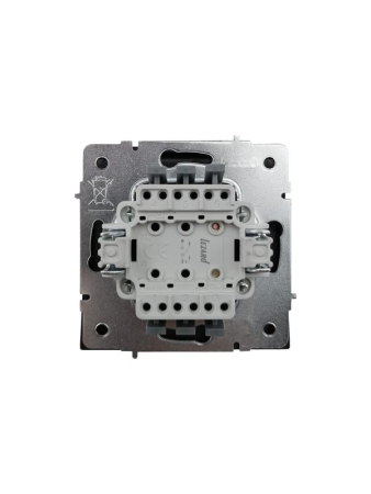 Выключатель 1-кл. с индик. СП ZIMA IP20 10А безвинт. зажим черн. бархат LEZARD 704-4288-111QC