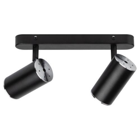 Светильник OL35-2 BK MR16 GU10 IP20 настенно-потолочный спот черн. хром ЭРА Б0056364