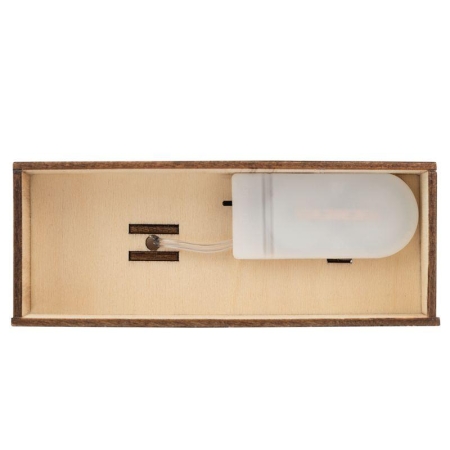 Фигура деревянная "Снеговик" 18см 5LED тепл. бел. 0.1Вт IP20 с подсветкой Neon-Night 504-017