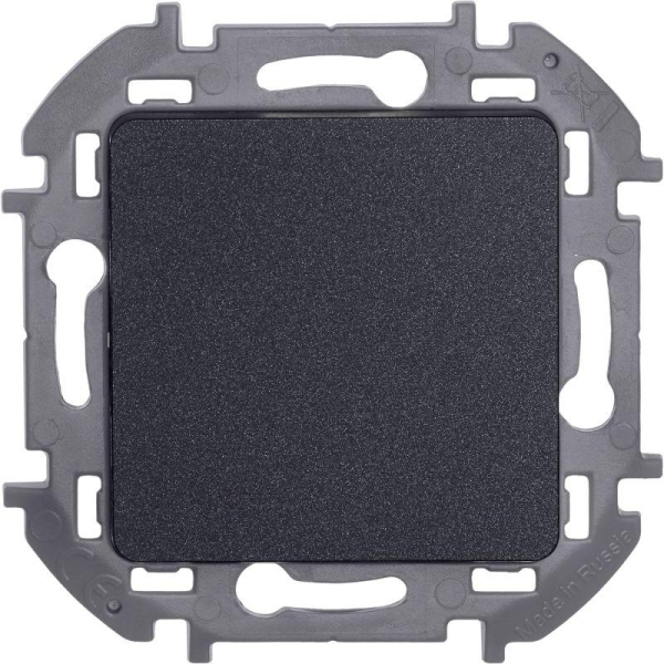 Выключатель 1-кл. Inspiria 10А IP20 250В 10AX механизм антрацит IEK 673603