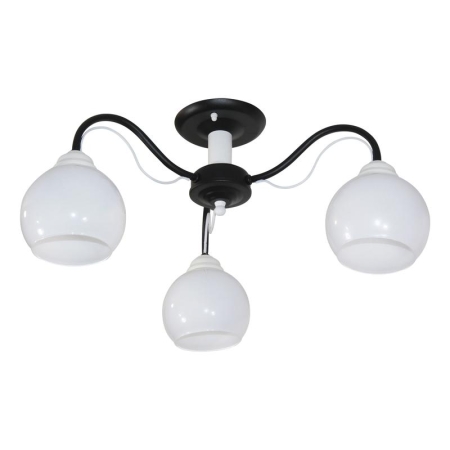 Светильник "Лири" 131 (Плафон 8330) НПБ 01-3х60-188 Е27 (ИМ) потолочный (es) черн. Элетех 1005405149