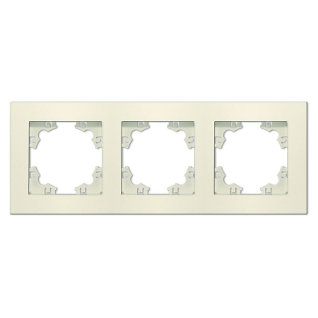 Рамка 3-м Афина универс. сл. кость (ivory) Universal A0045-I