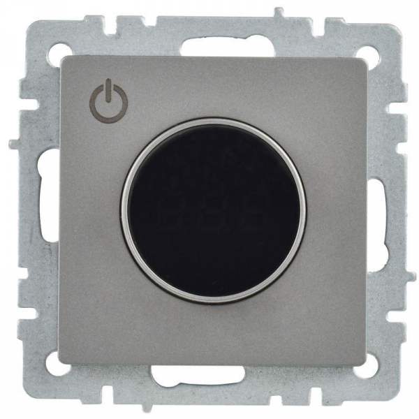 Термостат электронный с индик. BRITE СП IP20 ТС10-1-БрС механизм сталь IEK BR-RT11-K46