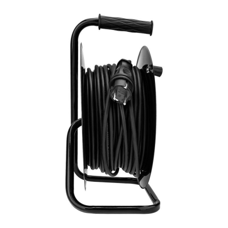 Удлинитель на метал. катушке 4х30м с заземл. IP44 КГ 3х2.5кв.мм с выключателем с защ. крышками Rexant 13-5014