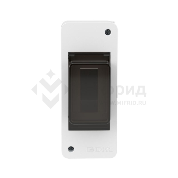 Щиток настенный Фрейм (FRAME) 2мод. IP41 с тонированной дверцей бел. DKC F02W0WD