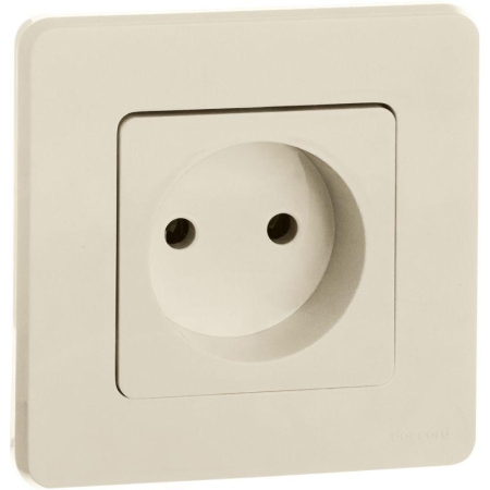 Розетка 1-м СП Inspiria 16А IP20 250В 2P механизм сл. кость IEK 673711