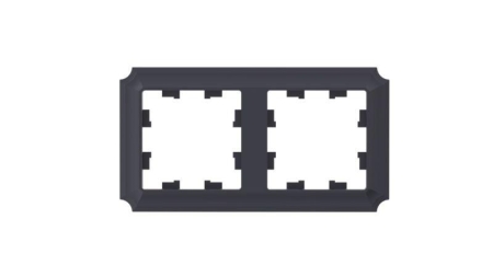 Рамка 2-м AtlasDesign Antique универс. карбон SE ATN101002