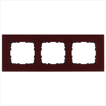 Рамка 3-м G-Glass стекло гранат. JasmartG1003GH