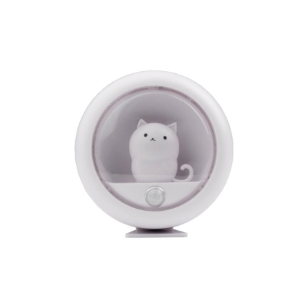 Светильник светодиодный TS8-CAT-SENS 1Вт 6500К IP22 ночник аккумулятор 400мА.ч датчик движения магнитное крепление с клеевым слоем JazzWay 5062016