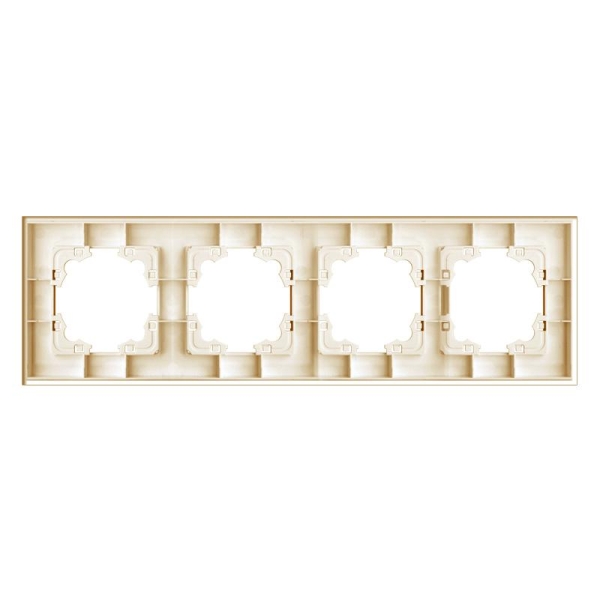 Рамка 4-м Афина стеклянная зол. UNIVersal 2293