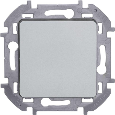 Переключатель 1-кл. Inspiria 10А IP20 250В 10AX механизм алюм. IEK 673652
