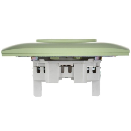 Розетка 2-м SKANDY 10А без заземл. без защ. шторок в сборе SK-R10G мятный IEK SK-R20-10-K06-F