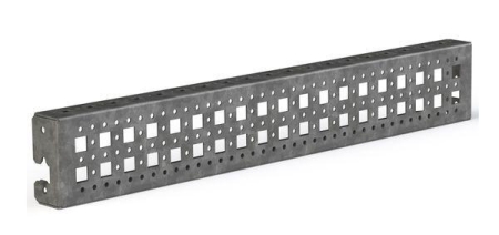Рейка монтажная перфорированная широкая Д600 AleSta (уп.2шт) EKF AleSta-ARW600
