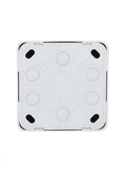 Розетка телевизионная проходная TV 1-м ОП Viola бел. LEZARD 751-0200-129