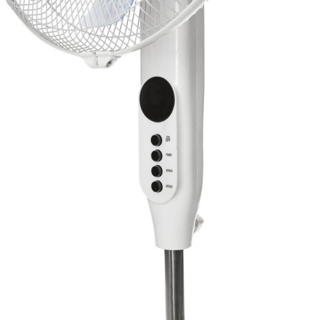 Вентилятор напольный 50Вт 7 лопастей д/у управление бел. DUX 60-0221