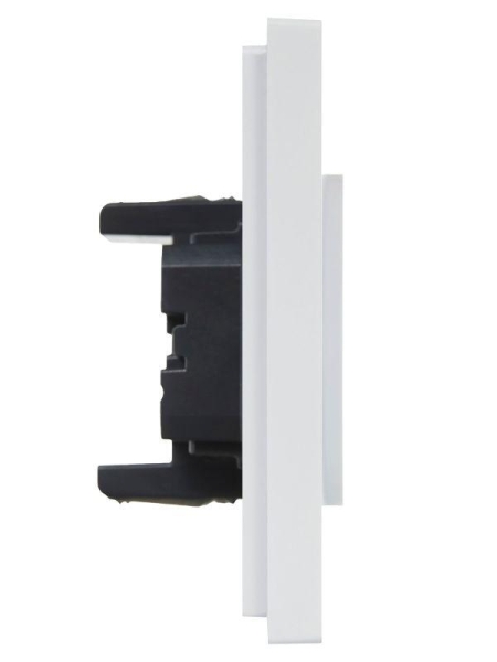 Розетка 2-м СП FORTE&PIANO FP226 10А без заземл. без защ. шторок безвинт. крепл. бел. IEK FP-R20-10-1-K01