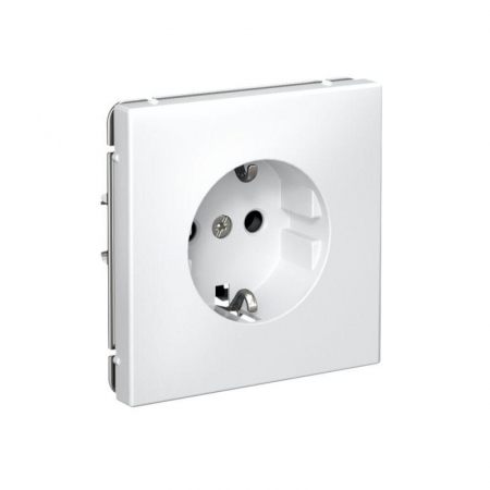 Розетка ArtGallery 16А с заземл. быстрозажим. клем. механизм бел. SE GAL000143S
