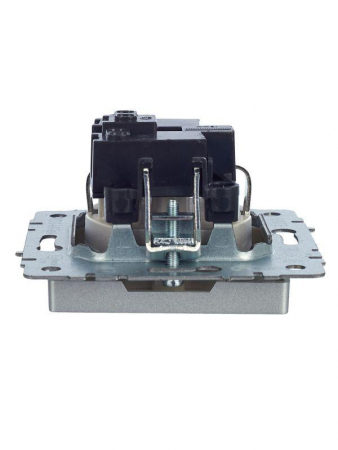 Розетка BRITE РС11-1-0-БрА 16А с заземл. без защ. шторки механизм алюм. IEK BR-R11-16-K47