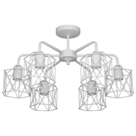 Светильник "Стелла" 161 НПБ 01-6х60-142 Е27 ИУ бел. муар Элетех 1005404670