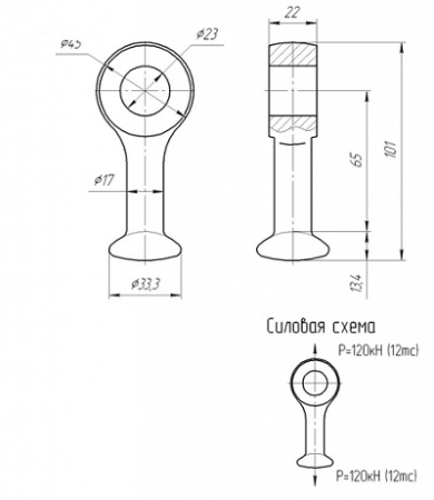 Серьга СР-12-16