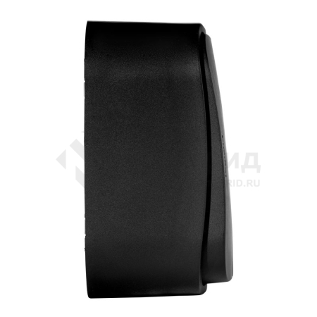 Выключатель 2-кл. ОП Quteo 10А IP20 10AX черн. матов. IEK 782474