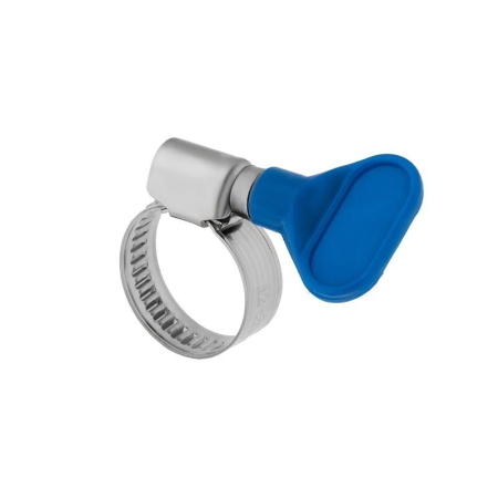 Хомут червячный 12-20/9-0.7мм с ключом нержавеющая сталь W2 Rexant 07-0712-1