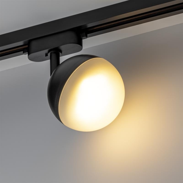 Светильник трековый ARTLINE поворотный шар 100х100х75мм GX53 230В пластик 4кв.м черн. Ritter 59926 9